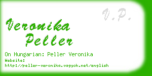 veronika peller business card